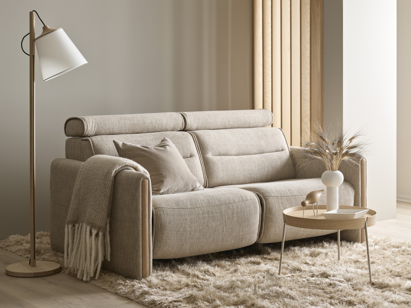 Stressless Zweiersofa "Emily" in beige
